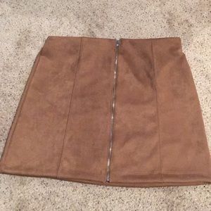 Fashion nova Faux Suede Skirt